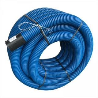 Rura osłonowa karbowana 75 mm do ziemi – dwuwarstwowa ochrona kabli z linką montażową