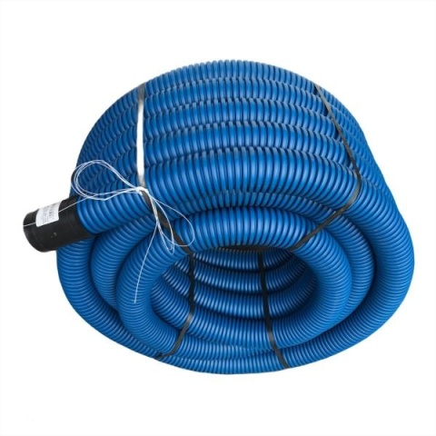 Rura osłonowa karbowana 75 mm do ziemi – dwuwarstwowa ochrona kabli z linką montażową