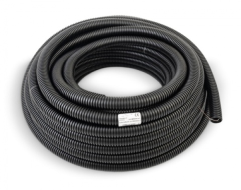 Rura osłonowa karbowana UV 40/34 mm – wytrzymałe peszle PVC 750N z pilotem, 50 m