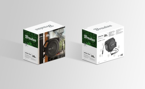 WHITE LINE Bęben automatyczny z wężem 1/2"