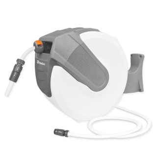 WHITE LINE bęben automatyczny z wężem 1/2" - 20m i akcesoriami