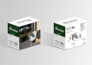 WHITE LINE bęben automatyczny z wężem 1/2" - 35m i akcesoriami